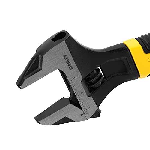 STANLEY MAXSTEEL Adjustable Wrench 30 x 200 mm Protective Phosphate Finish - £7.99 @ Amazon