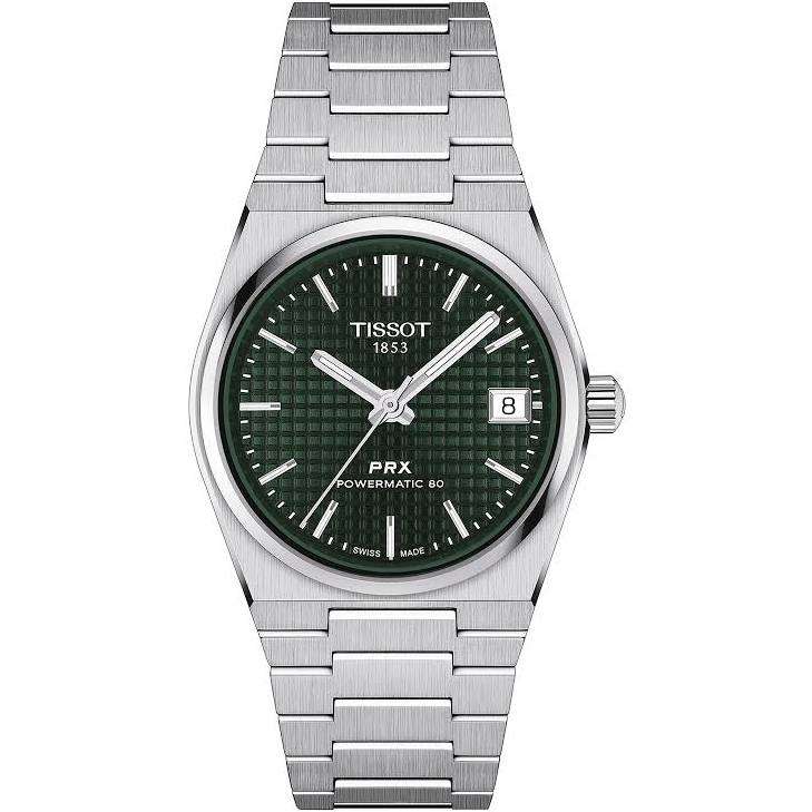 Tissot PRX Powermatic 35mm Green Dial & Stainless Steel Bracelet Watch