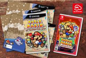 Paper Mario: The Thousand-Year Door : Printable Nintendo GameCube Cover - 30 Platinum Points - Account Set To US - My Nintendo Exclusive