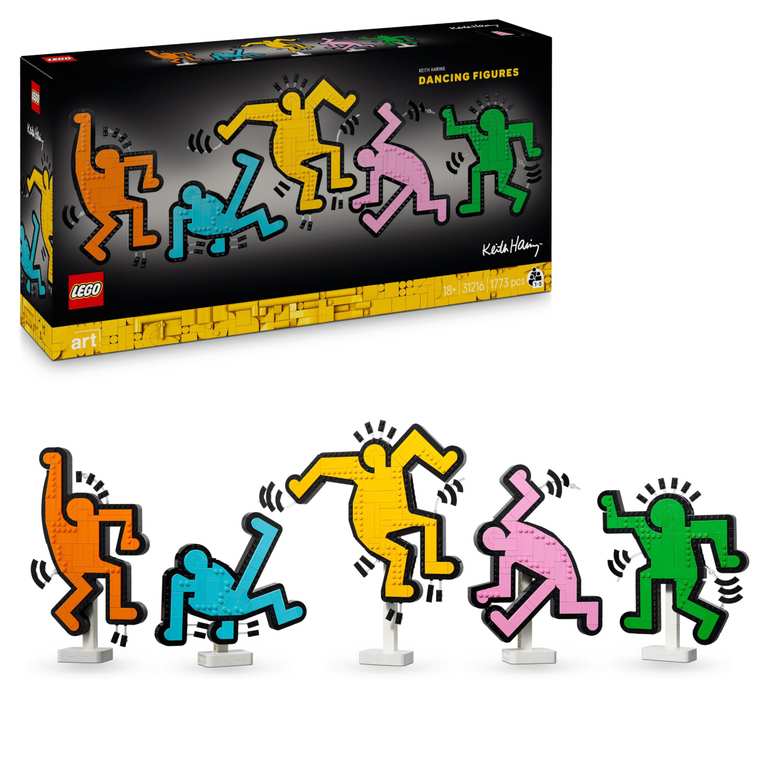 LEGO Art Keith Haring – Dancing Figures 31216