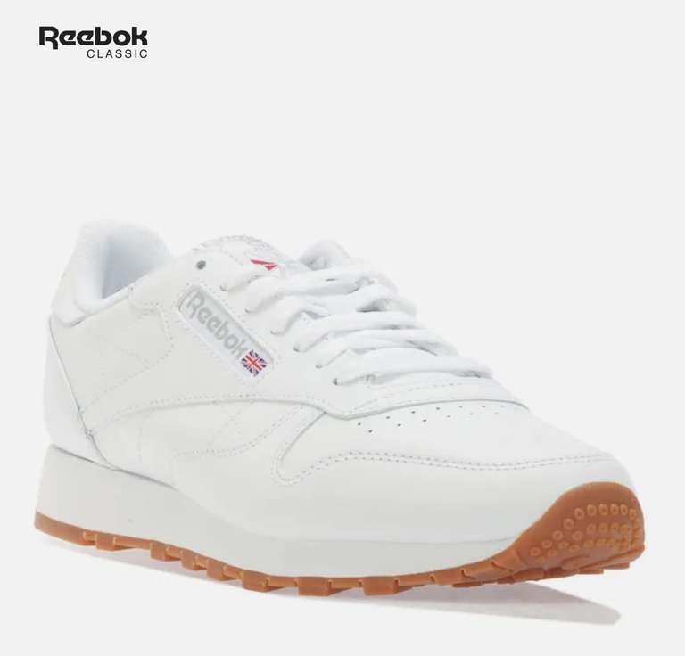 Unisex Reebok Classics Leather white/gum w/code