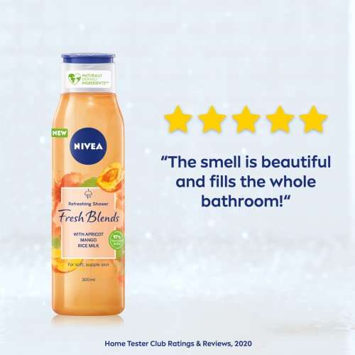 Nivea Fresh Blends Apricot (300ml) Vegan Shower Gel £2 @ Amazon