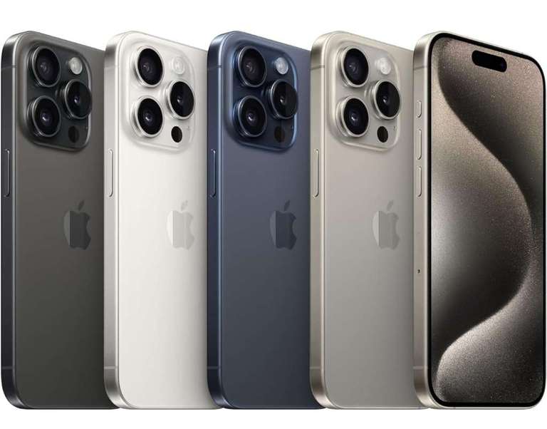 Apple iPhone 15 Pro 128GB 5G Smartphone + 100GB iD Data, £29.99pm & £234 Upfront / 500GB £993.76 with code