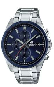Edifice Men's Silver Stainless Watch - Free Click & Collect - £49.99 (Free Collection) @ Argos