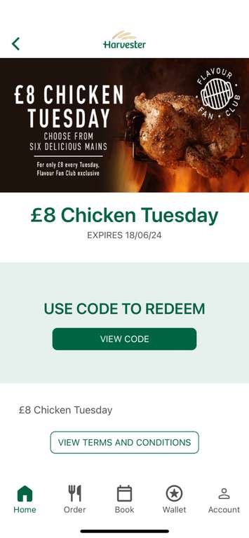 £8 Chicken Tuesday - Choose From 6 Meals Including Signature Rotisserie Chicken, Chicken Bacon Waffle & More