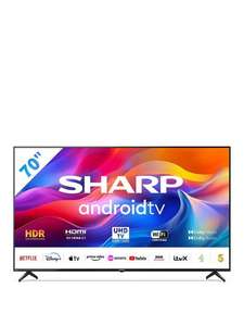 Sharp 70 inch, 4K Ultra HD, Android TV