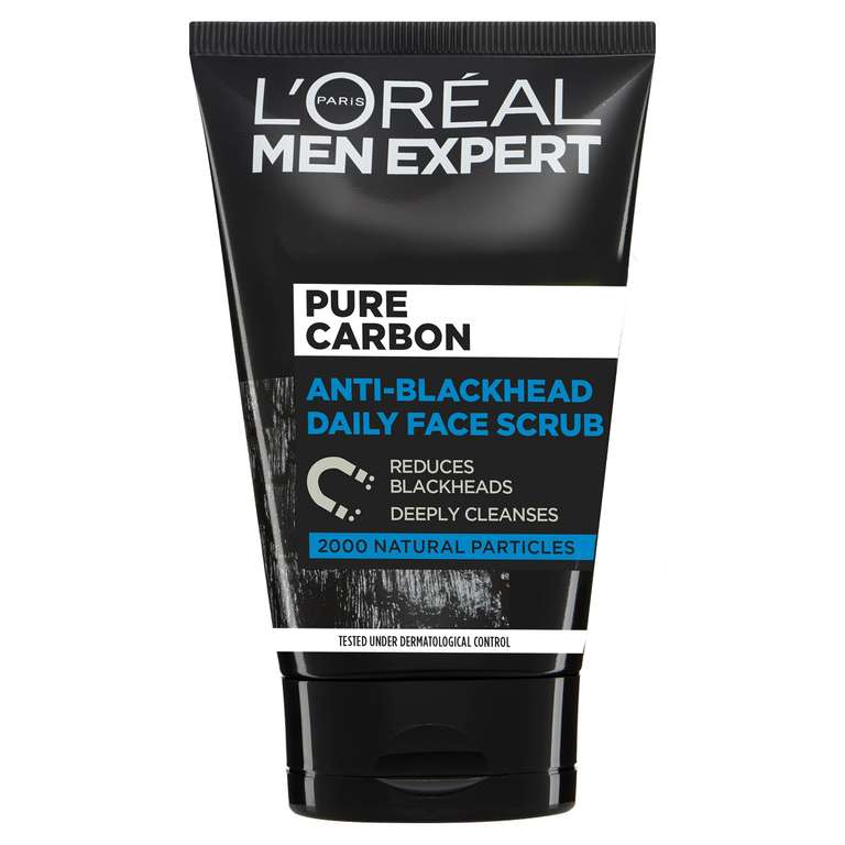 L'Oreal Paris Men Expert Anti-Blackhead Daily Face Scrub 100ml (£2.84/£2.54 on S&S) + 5% off 1st S&S