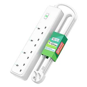 meross Smart Power Strip - WiFi Smart Plug with 4 AC Outlets/Alexa Google Assistant/SmartThings Supported £21.99 delivered @ Amazon
