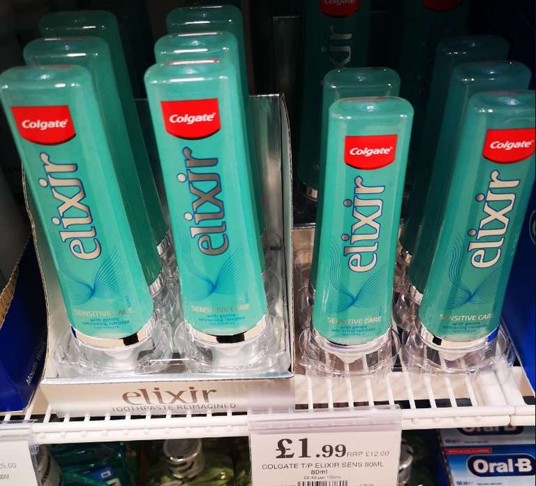 Colgate Elixir whitening complex toothpaste £1.99 @ Home Bargains Speke