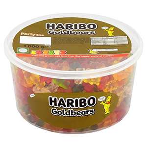 Haribo Gold Gummy Bear 1kg sweets party tub £4.50 / £4.28 Subscribe & Save @ Amazon