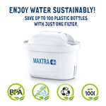 BRITA Marella Fridge Water Filter Jug, 2.4L - White. Half Year Pack, Includes 6 x MAXTRA+ Filter Cartridges