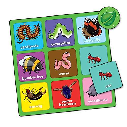 Orchard Toys Little Bug Bingo Mini Game, Small and Compact Game, Travel Game, Bingo game for children Age 3-6