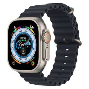 Apple Watch Ultra 49mm-GPS+Cellular -Titanium Case, Midnight Ocean Band - Excellent (with code) - sold by musicmagpie