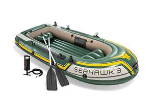Intex Seahawk 3 - Inflatable Boat (3 persons) with Oars & Inflator