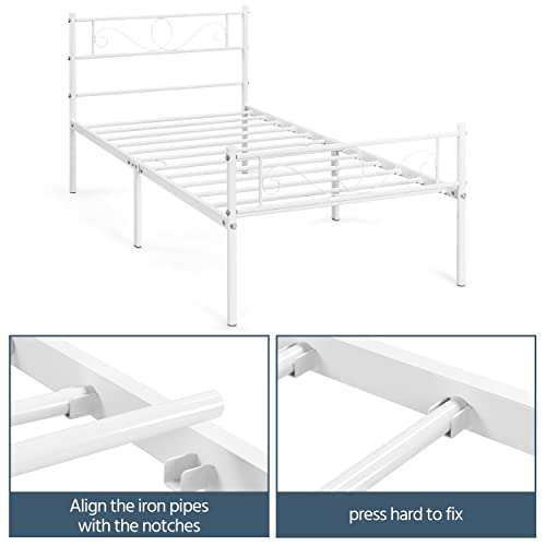 Yaheetech 3ft Single Bed Frame £40.79 with voucher Sold and Dispatched by Yaheetech UK using Amazon
