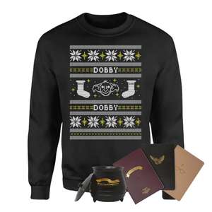 Harry Potter Officially Licensed MEGA Christmas Gift Set - Christmas Sweatshirt plus 3 gifts size S and XL £7.99 + £1.99 delivery @ Zavvi