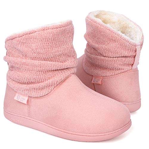 LongBay Ladies' Warm Chenille Knit slipper Bootie £9.99 with voucher (6 colours) - Sold by FamilyFairy / Fulfilled by Amazon @ Amazon