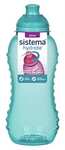Sistema Twist 'n' Sip Squeeze Kids Leakproof Water Bottle 330ml BPA-Free - Assorted Colours