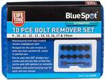 Blue Spot 01539 Bolt Remover, Set of 10 Piece