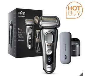 Braun Series 9 Pro+9575cc with charging station and power case