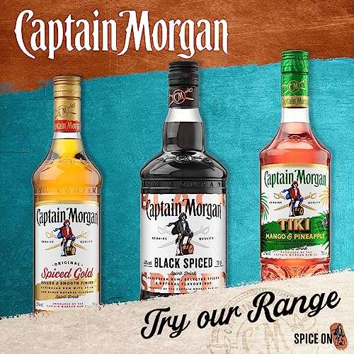 Captain Morgan Black Spiced Spirit Drink 40%, 70cl £18 Prime Exclusive @ Amazon