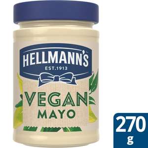 Hellmann's Plant Based Vegan Mayonnaise 270g £1.80 @ Sainsburys