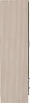Seconique Mirrored Wardrobe, Grey Gloss/Light Oak Effect Veneer, W 1540mm x D 520mm x H 1825mm