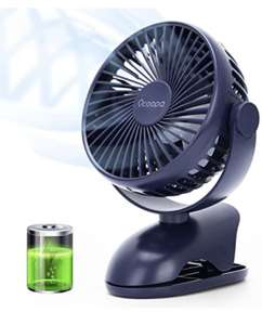 3600mAh Rechargeable Desk Fan Clip/ pram fan £10.99 Dispatches from Amazon Sold by Akuyou
