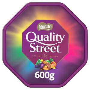 Quality Street Chocolate Tub 600G £4 Clubcard Price