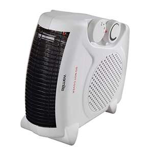 Warmlite WL44001 Thermo Fan Heater with 2 Heat Settings and Overheat Protection, 2000W, White