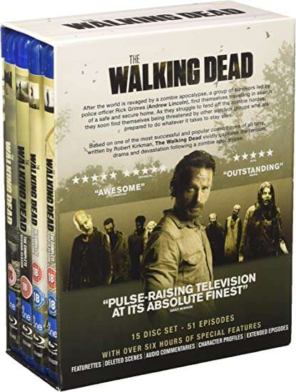 The Walking Dead - Season 1-4 [Blu-ray] £5.35 delivered @ Rarewaves
