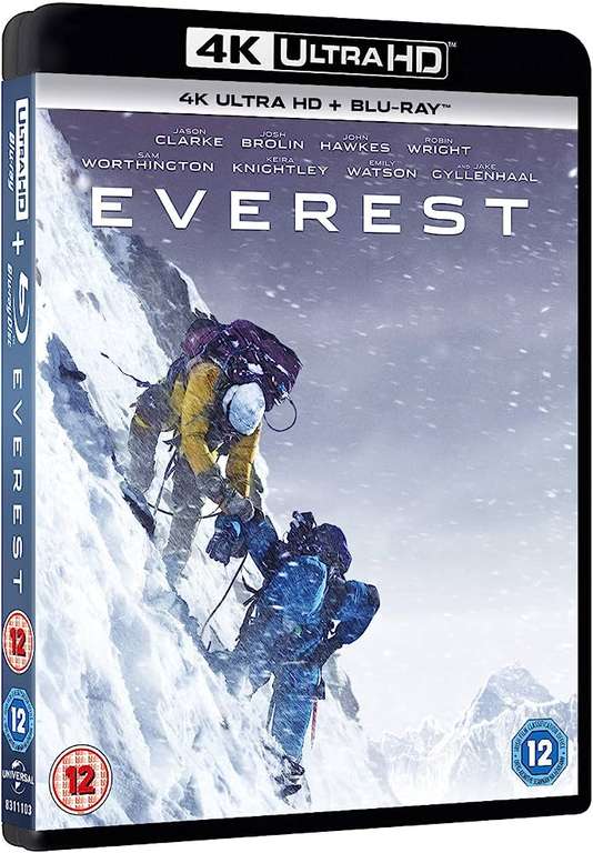 Everest 4k UHD Blu Ray (Used) - £4 + Free Click & Collect @ CeX