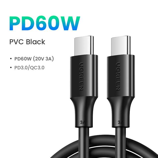 UGREEN USB Cable 2m 60W USB C to Type C Cable 47p Delivered (New Users Only) / £4.62 Existing @ Ugreen Factory Store / Aliexpress