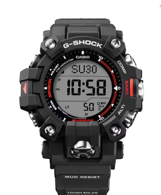 Casio G-Shock Mudman Solar Radio Controlled Watch GW-9500-1ER / GW-9500-3ER w.code