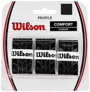 Wilson Tennis Profile Racket Overgrip (3 Pieces) Black £3.90 at Amazon