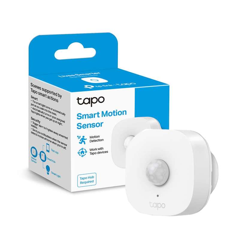 Tapo Motion Sensor, Flexible Sensitivity Control, Magnetic