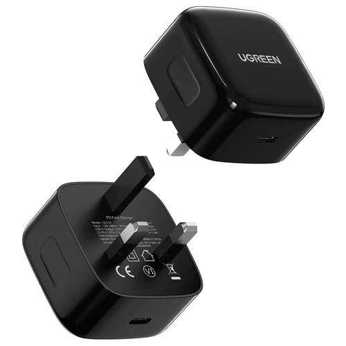 UGREEN 20W PD USB-C Wall Charger Twin Pack - Black £10.49 Delivered @ MyMemory
