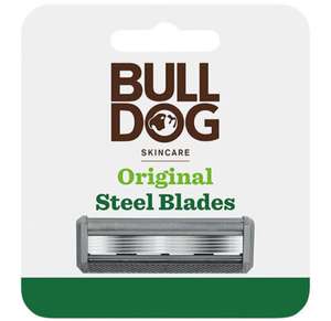 Bulldog Original 5 Steel Razor Blades Refill 4 Pack - Clubcard Price