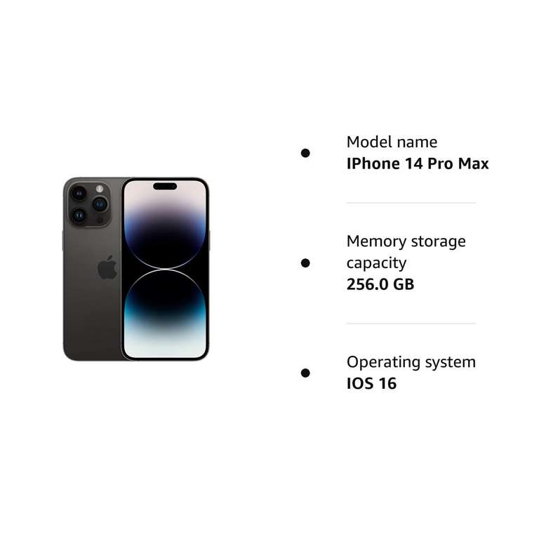 Apple iPhone 14 Pro Max 256GB Like New (+£21 Sim, Cancel Within 14 Days)