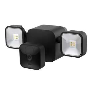 Blink Outdoor + Floodlight | wireless, battery-powered HD floodlight mount and smart security camera