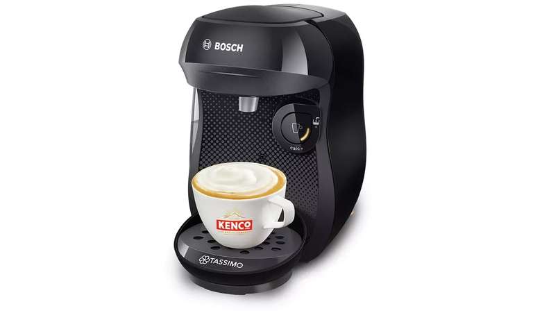 Tassimo TAS1002NGB Happy Pod Coffee Machine, Black/Cream/Grey £25 (free c&c) at Argos