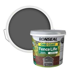 Ronseal One Coat Fence Life Paint 5L (7 colours available) - £5 free Click & Collect @ Homebase