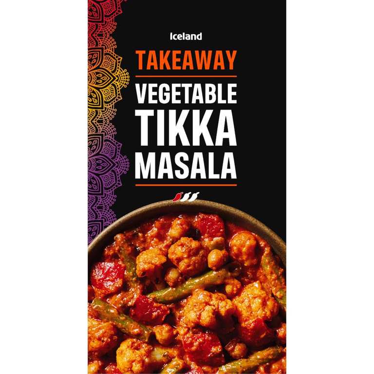 Iceland Vegetable Tikka Masala 375g - Online Exclusive