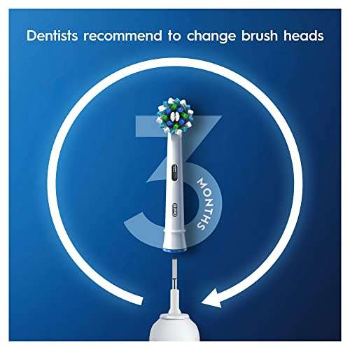 Oral-B Pro 1 Electric Toothbrush with Pressure Sensor, 1 Handle, 1 Toothbrush Head, 1 Mode with 3D Cleaning, 670, Blue £30 @ Amazon