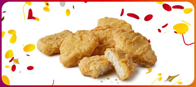 McDonald’s Monday 19/06 - Single McMuffin £1.19 / 6 Chicken McNuggets £1.39 via App @ McDonald’s