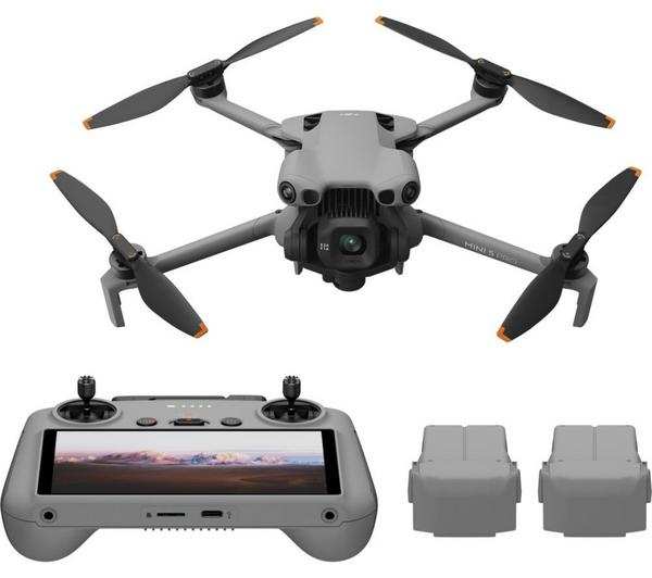 DJI Mini 5 Pro Fly More Combo with DJI RC 2, C0 Certified, 4K Drone for Beginners, Drone with Camera, 1-Inch CMOS, Obstacle Detection w/code