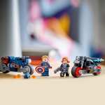 LEGO 76260 Marvel Black Widow & Captain America Motorcycle (with voucher)
