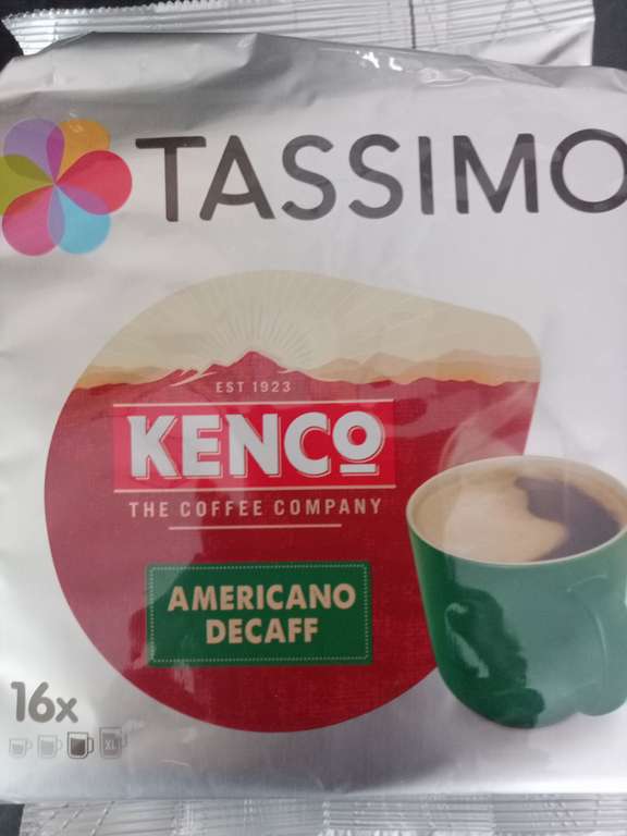 Tassimo Kenco Americano Decaff (16) £1.19 @ Asda (Grimsby)