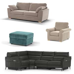 Refurbished Sofology Sofas / Armchairs / Footstools - 25% off + Extra 20% Discount via eBay App Using Codes - Sold By ClearCycle