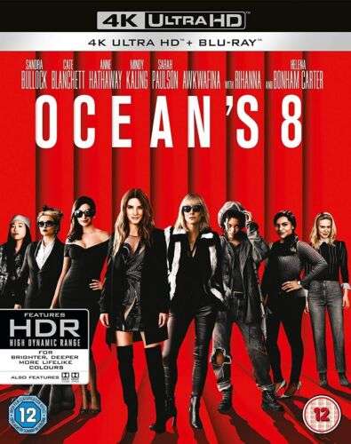 Ocean's 8 [4K UHD + Blu-ray] £5.99 @ josh-media ebay